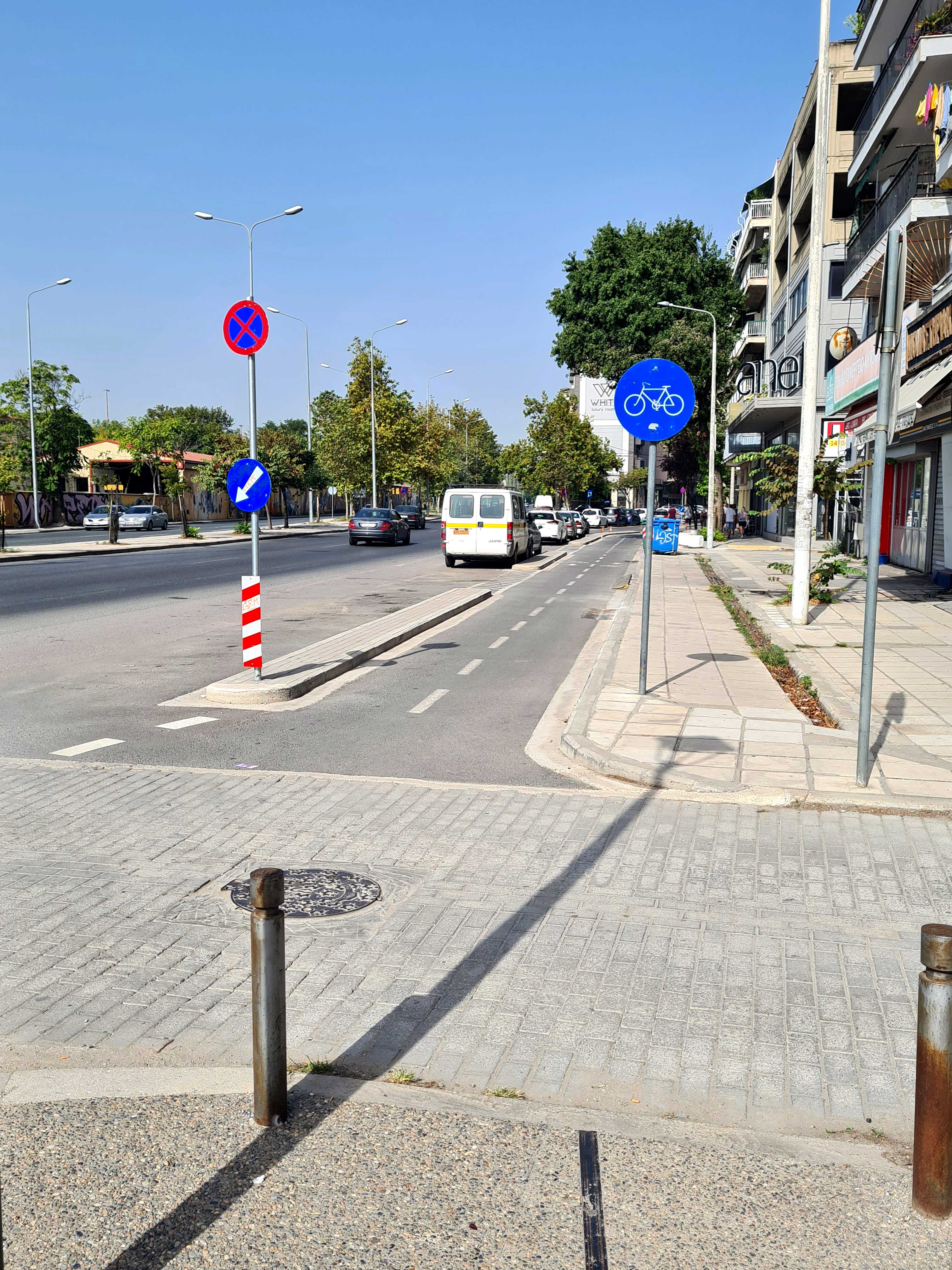Wären die Straßen in Oldenburg breiter, könnten wir auch solche Radwege haben